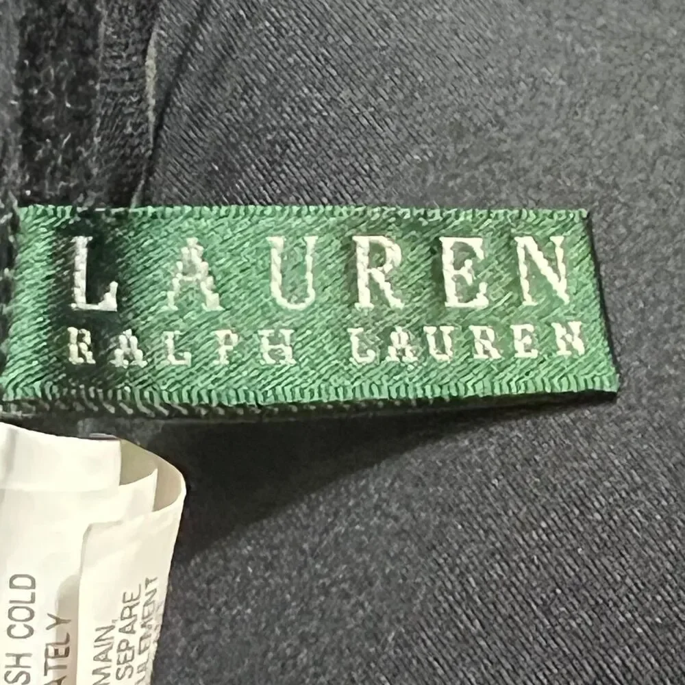 Lauren Ralph Lauren Swimsuit Dress Womens 12 Strapless Skirted Swim LR5F185